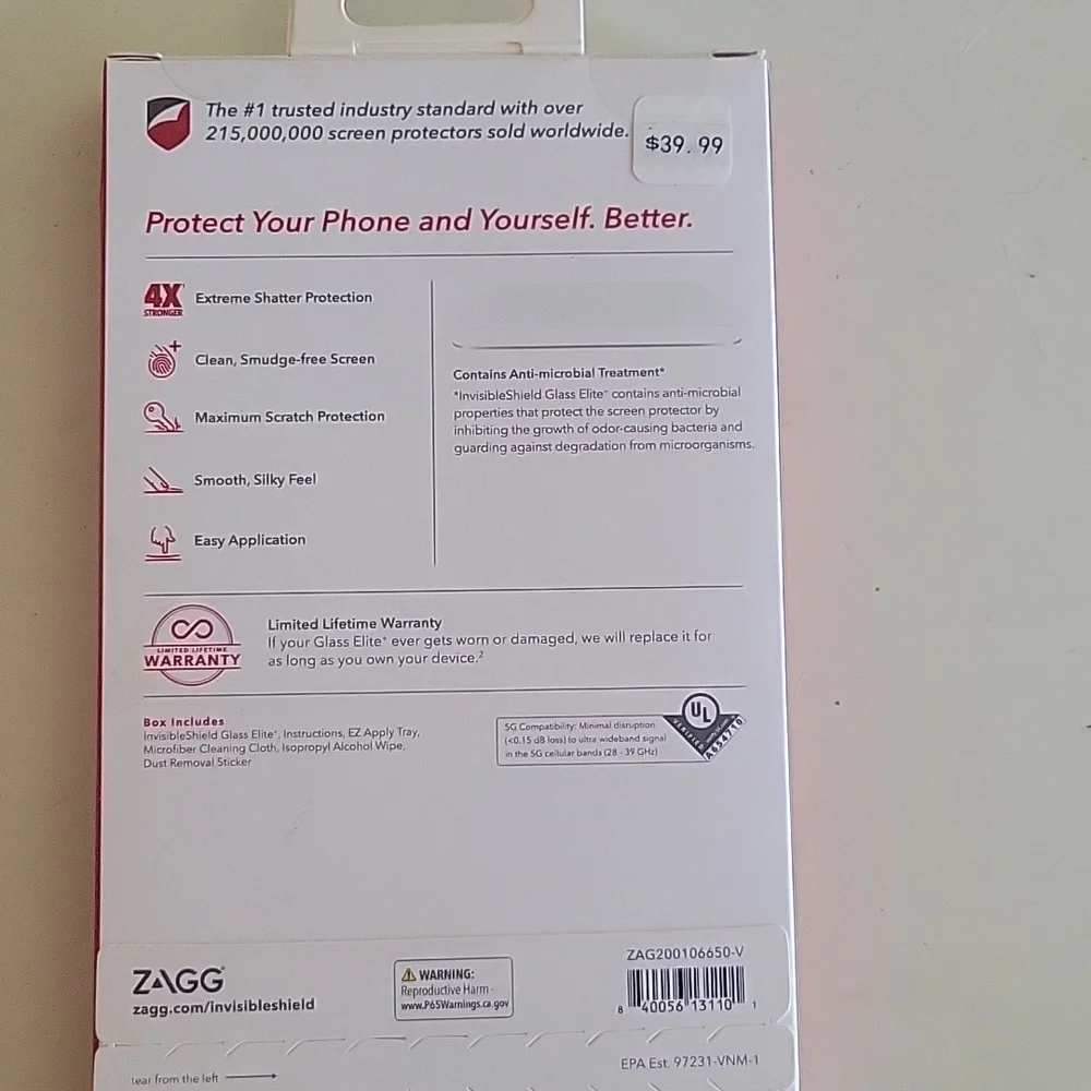 Invisible Shield Glass Elite + IPhone 12/12 Pro